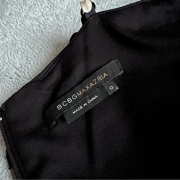 BCBGMaxAzria Silk Tiered Retro Tulle Crinoline Polka Dot Cocktail Dress Y2K - Picture 3 of 12